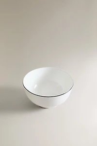 MINIBOL BONE CHINA FILET NOIR