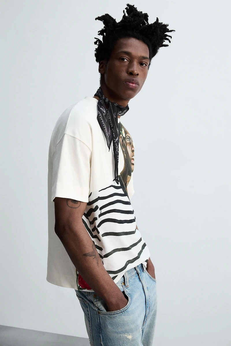 PRINTED EMBROIDERY T-SHIRT © OTIS KWAME KYE QUAICOE