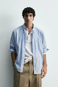 STRIPED POCKET SHIRT