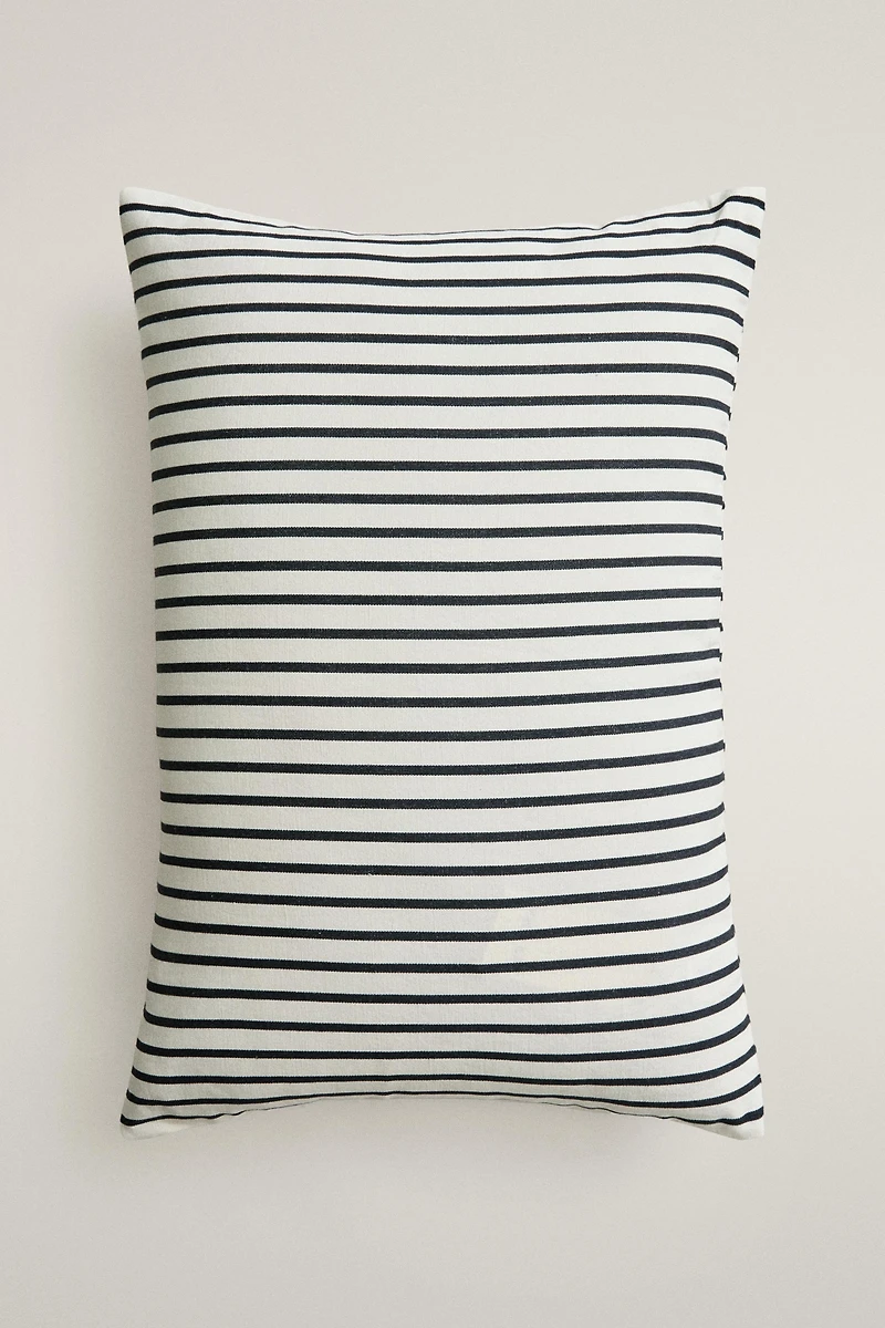 STRIPED THROW PILLOW COVER
