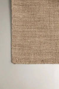 INTERWOVEN WOOL AND COTTON RUG