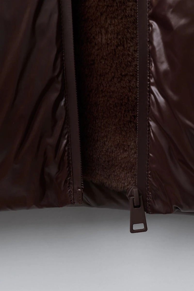 DOWN PUFFER COAT, WATER REPELLENT AND WIND RESISTANT