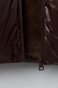 DOWN PUFFER COAT, WATER REPELLENT AND WIND RESISTANT