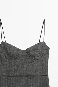 Strappy midi dress