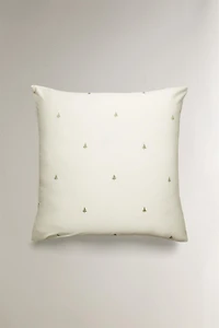 EMBROIDERED SATEEN CHRISTMAS PILLOWCASE