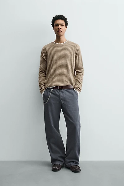 STRIPED JACQUARD JUMPER