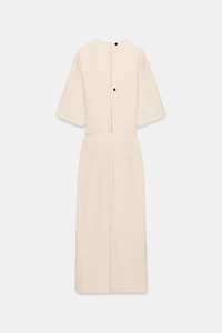 ROBE MI-LONGUE DRAPÉE ZW COLLECTION