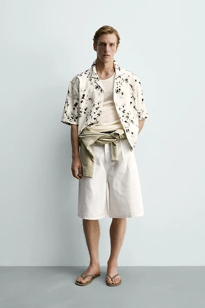 CHEMISE RELAXED FIT À IMPRIMÉ FLEURI