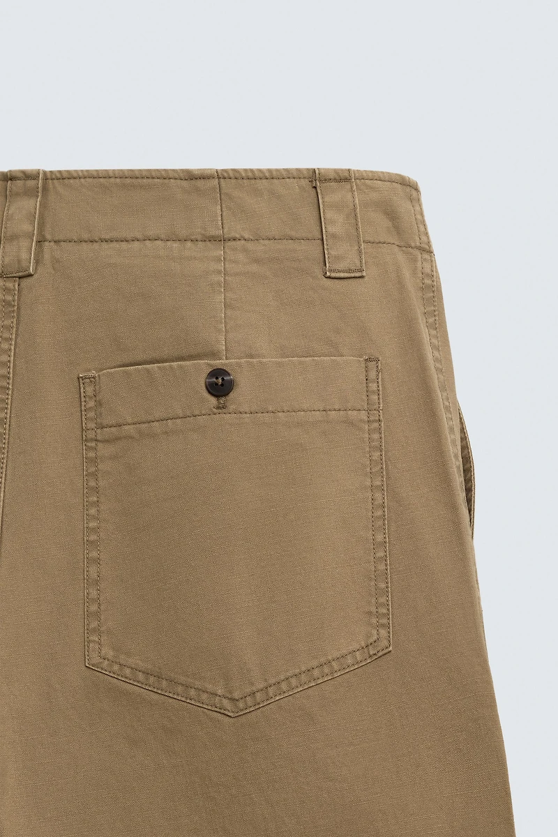PANTALON STRAIGHT FIT DÉLAVÉ