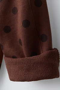 POLKA DOT BLOOMER PLUSH PANTS