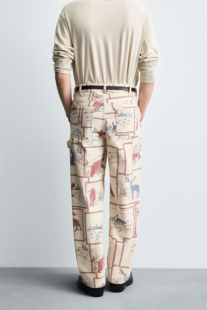 PANTALON À IMPRIMÉ COMICS