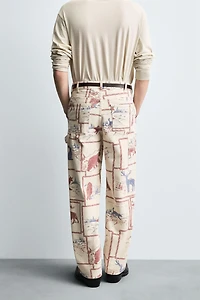 PANTALON À IMPRIMÉ COMICS