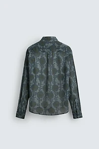 RELAXED FIT FLORAL PRINT SHIRT