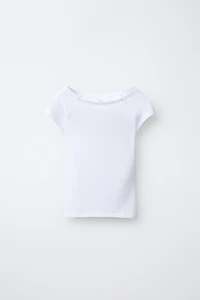 T-SHIRT UNI AVEC MODAL