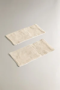 SET OF COTTON FLATWARE POUCHES (SET OF 2)