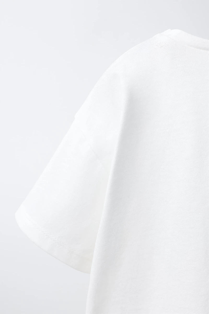 RUFFLY PRINT T-SHIRT