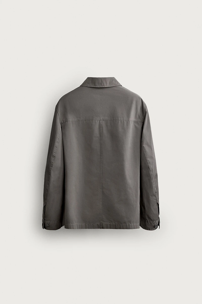LIGHTWEIGHT POCKET OVERSHIRT