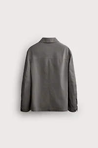 LIGHTWEIGHT POCKET OVERSHIRT
