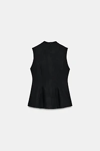 SOFT PEPLUM TOP