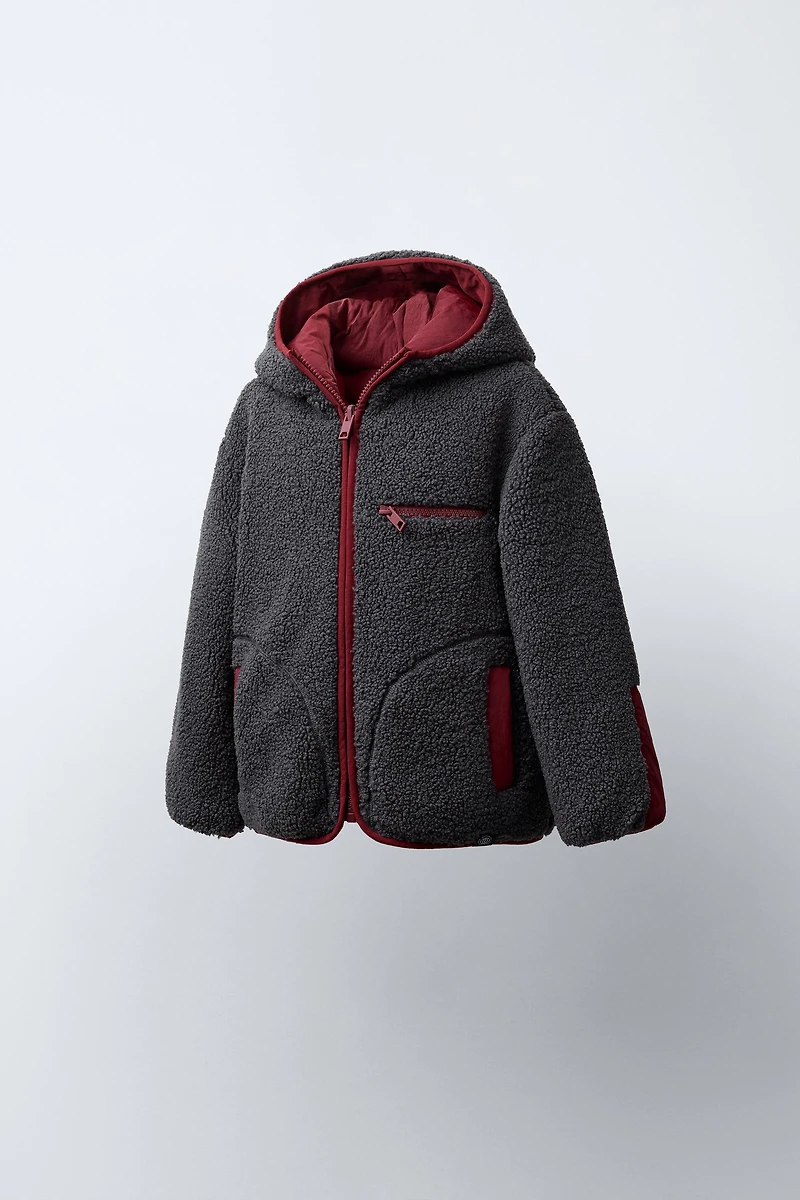 REVERSIBLE WATER REPELLENT FLEECE JACKET