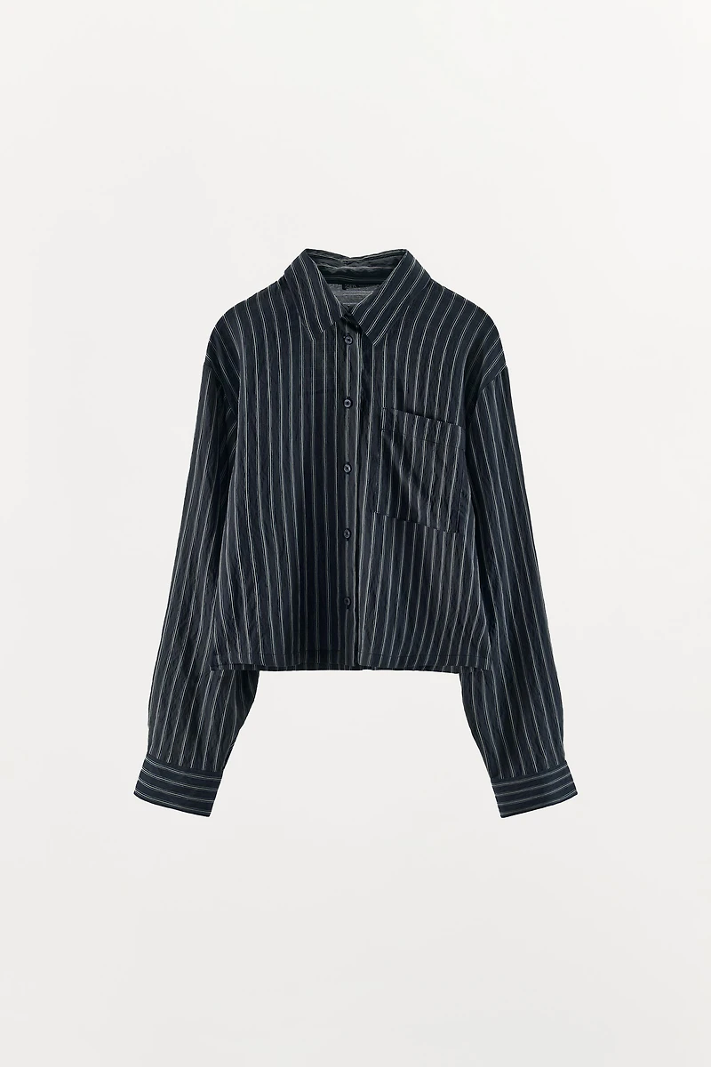 STRIPED PRINT SHIRT