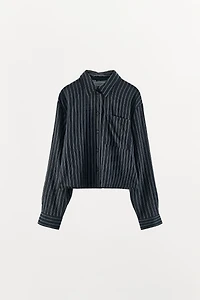 STRIPED PRINT SHIRT