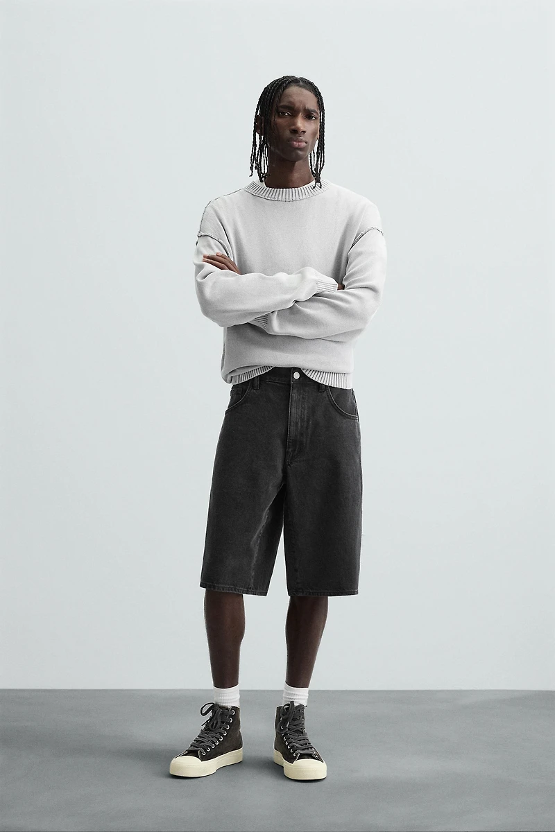 BAGGY FIT DENIM SHORTS