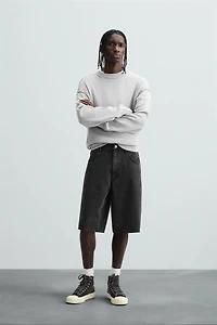 BAGGY FIT DENIM SHORTS
