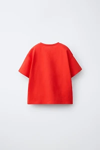RUFFLY PRINT T-SHIRT