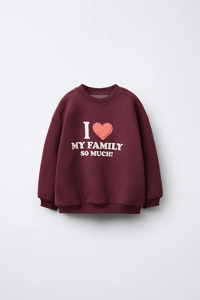 SWEAT À INSCRIPTION IMPRIMÉE