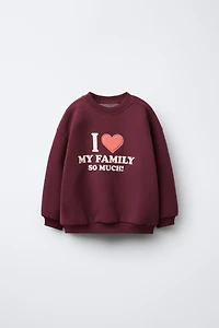 SWEAT À INSCRIPTION IMPRIMÉE