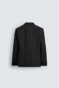 DOUBLE BREASTED TUXEDO BLAZER
