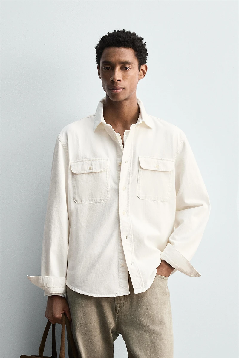 DENIM OVERSHIRT