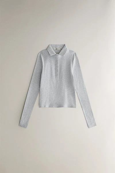 LONG SLEEVE POLO SHIRT