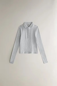LONG SLEEVE POLO SHIRT