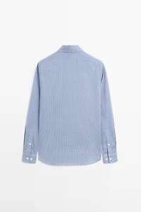 Chemise à carreaux regular fit 100 % coton