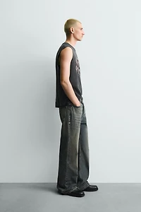 KNIT PRINT TANK TOP