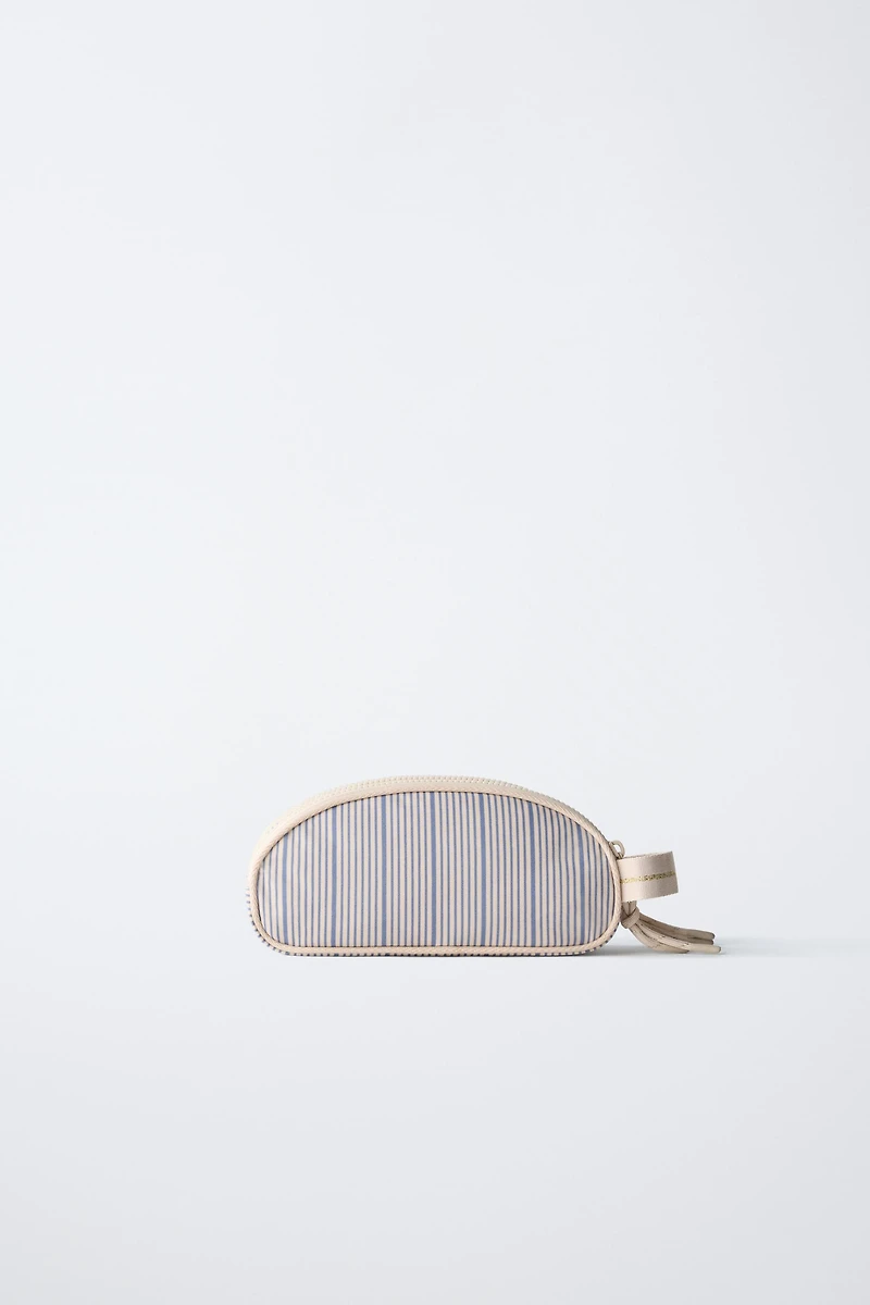 STRIPED SCHOOL PENCIL CASE