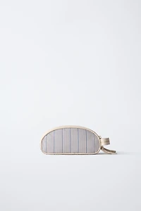 STRIPED SCHOOL PENCIL CASE