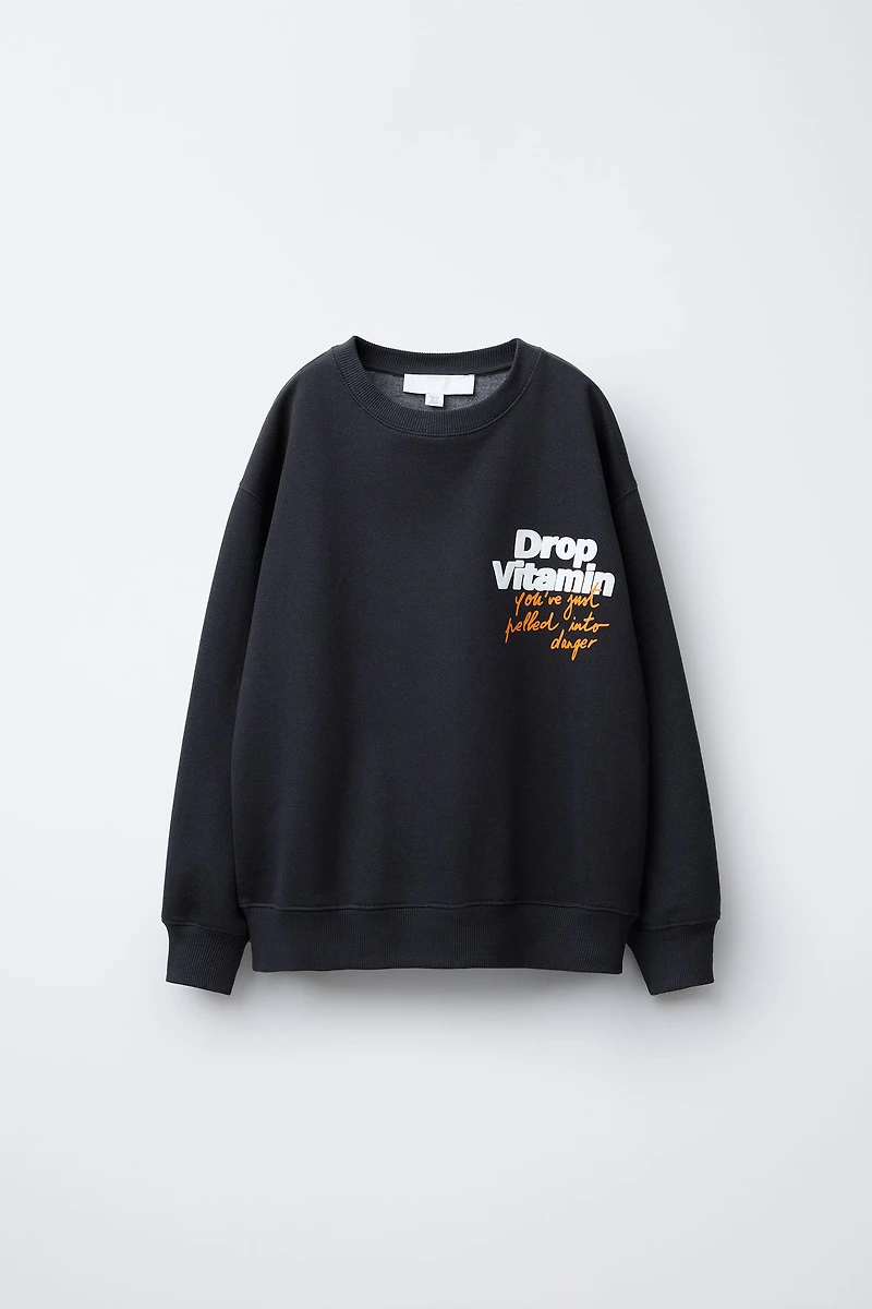 BANANA PRINT SWEATSHIRT