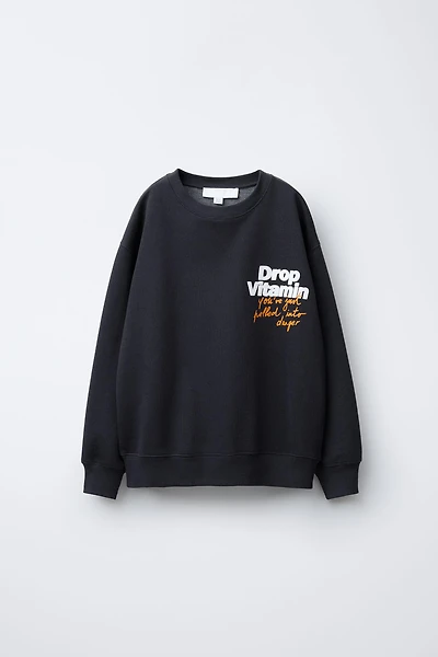 BANANA PRINT SWEATSHIRT