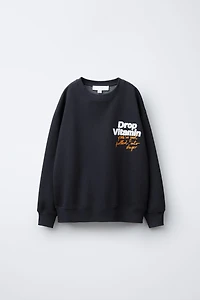 BANANA PRINT SWEATSHIRT