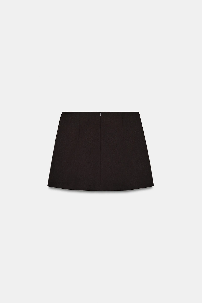 MINI SKIRT WITH BELT LOOP