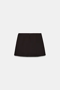MINI SKIRT WITH BELT LOOP