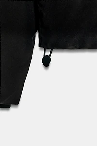 SHORT WATER AND WIND PROTECTION ANORAK WITH HOODIE