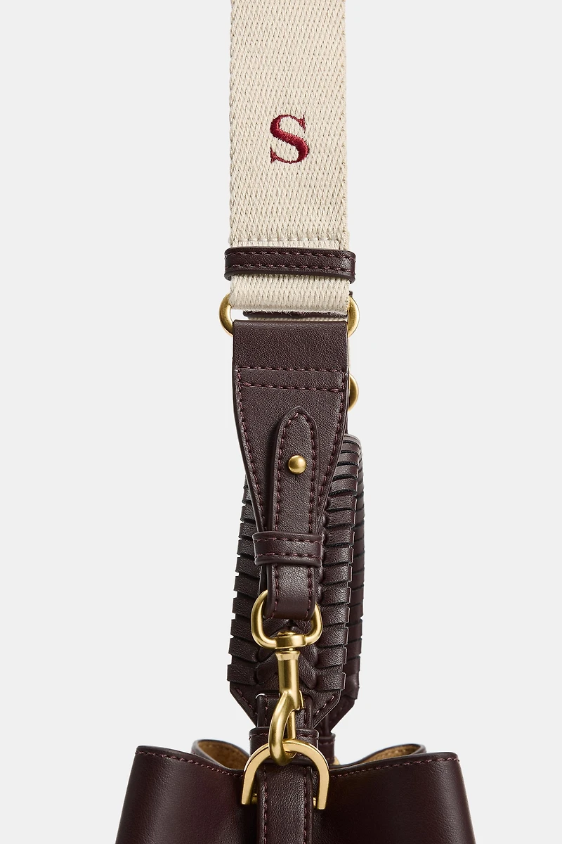 SAC À MAIN À POIGNÉE TRESSÉE