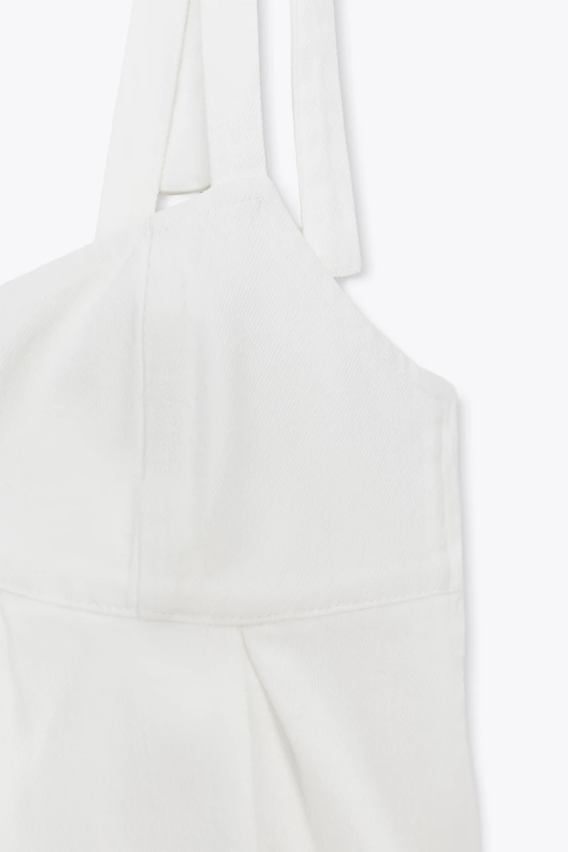 Z1975 DENIM STRAPPY TOP