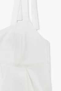 Z1975 DENIM STRAPPY TOP