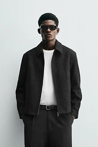 SHINY TEXTURED JACKET