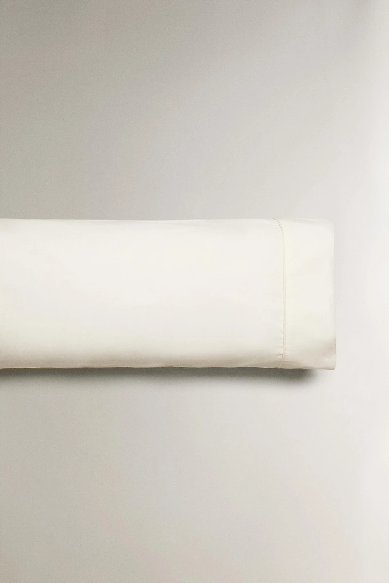 TAIE D'OREILLER COTON PERCALE (800 FILS)